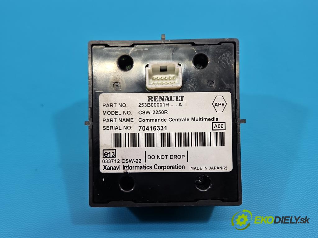 Renault Scenic II 2003-2009 2.0 dci M9R 150 HP manual 110 kW 1995 cm3 5- prepínač rádio: navigácie 70416331