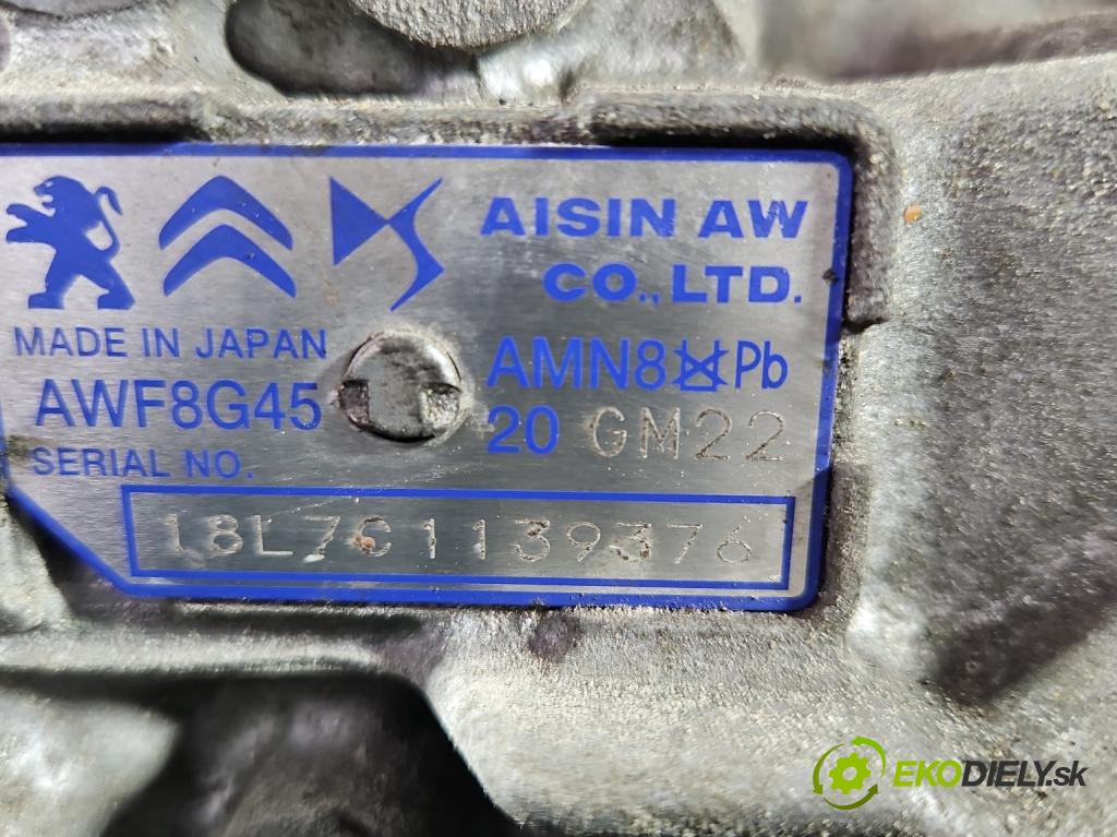 Peugeot 5008 II 2017-2024 2.0 hdi 177 HP automatic 130 kW 1997 cm3 5- prevodovka stupeň,rýchlosť automat 20GM22