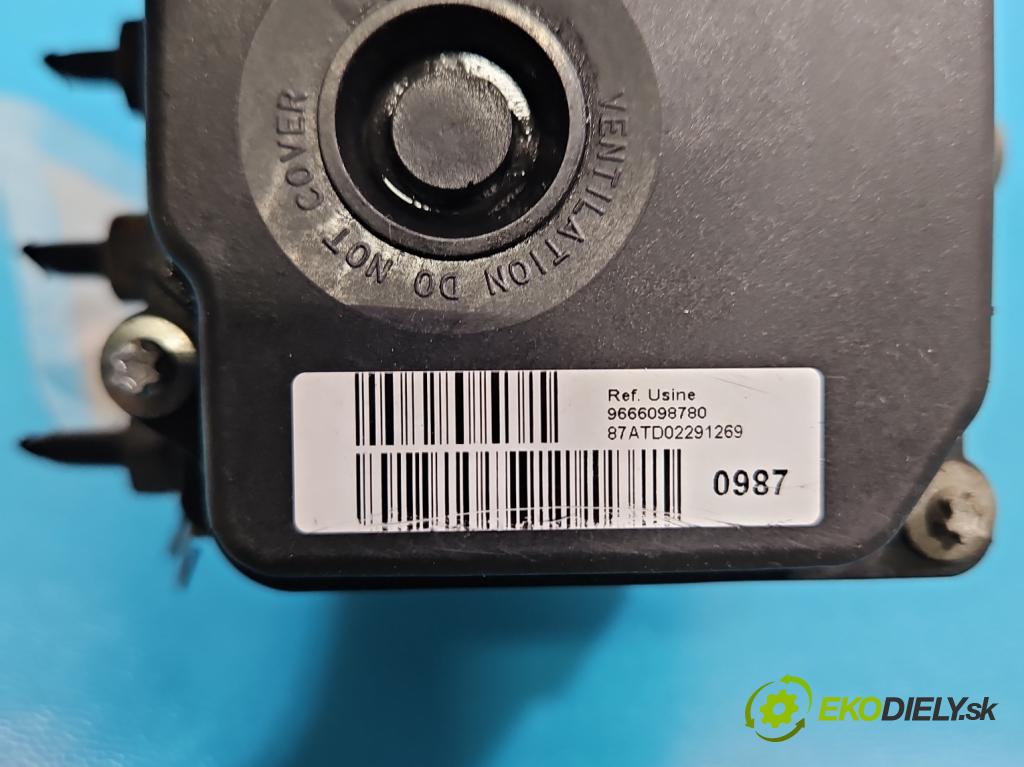 Peugeot Partner II 2008-2018 1.6 hdi 90 hp manual 66.2 kW 1560 cm3 5- čerpadlo abs 9666098780 (Pumpa ABS)