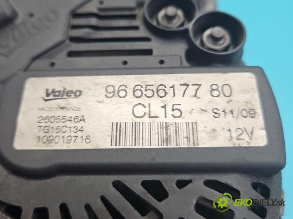 Citroen C4 I 2004-2011 1.6 hdi 90 HP manual 66.2 kW 1560 cm3 5- Alternator 9665617780 (Alternátor)
