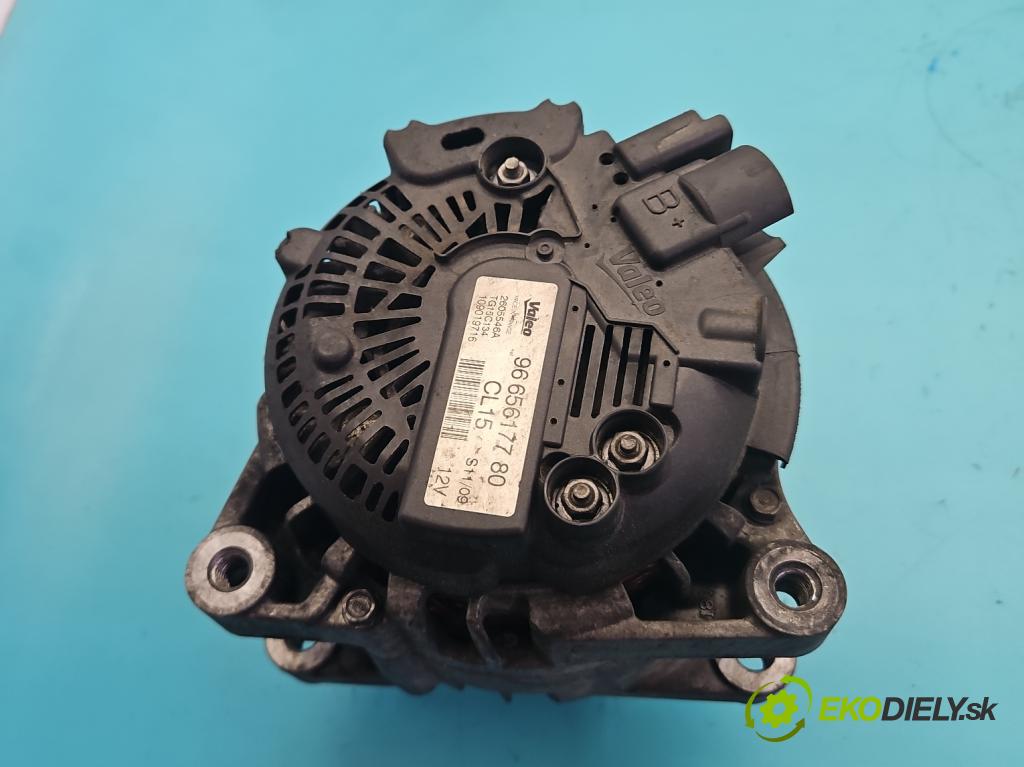 Citroen C4 I 2004-2011 1.6 hdi 90 HP manual 66.2 kW 1560 cm3 5- Alternator 9665617780 (Alternátor)