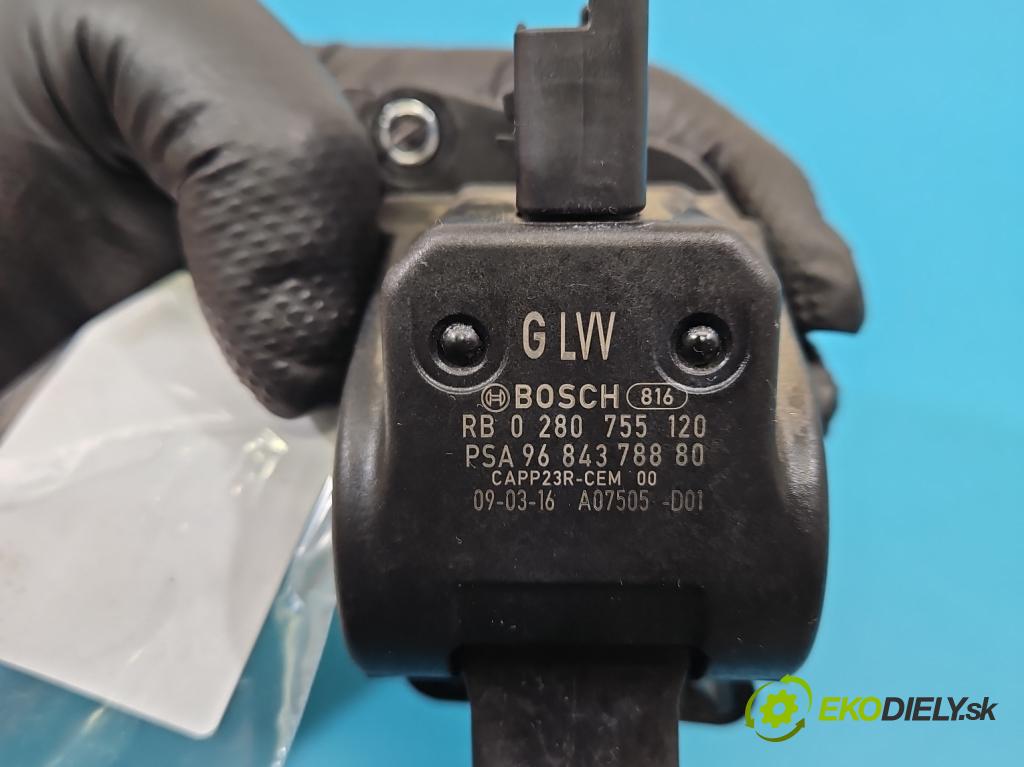 Citroen C4 I 2004-2011 1.6 hdi 90 HP manual 66.2 kW 1560 cm3 5- pedal plyn potenciometr: 9684378880