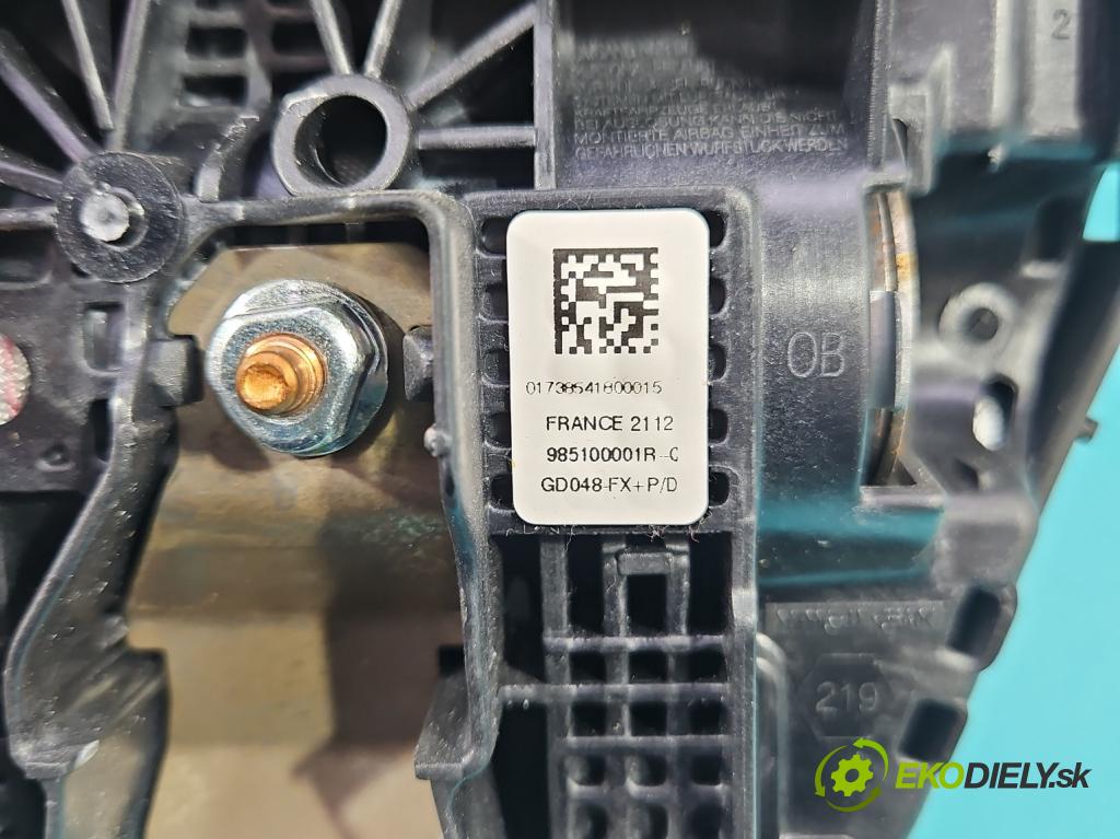 Renault Laguna III 2007-2015 1.5 dci 110 hp manual 81 kW 1461 cm3 5- volant 484300001R (Volant)