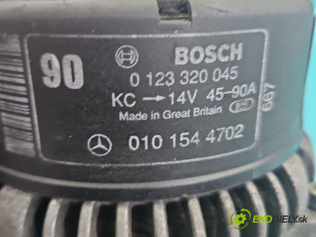 Mercedes E W210 1995-2002 2.2d 95 hp manual 70 kW 2155 cm3 4- Alternator 0123320045 (Alternátor)