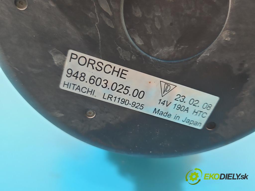 Porsche Cayenne I 2002-2010 4.8 V8 automatic 283 kW 4806 cm3 5- Alternator 94860302500 (Alternátor)