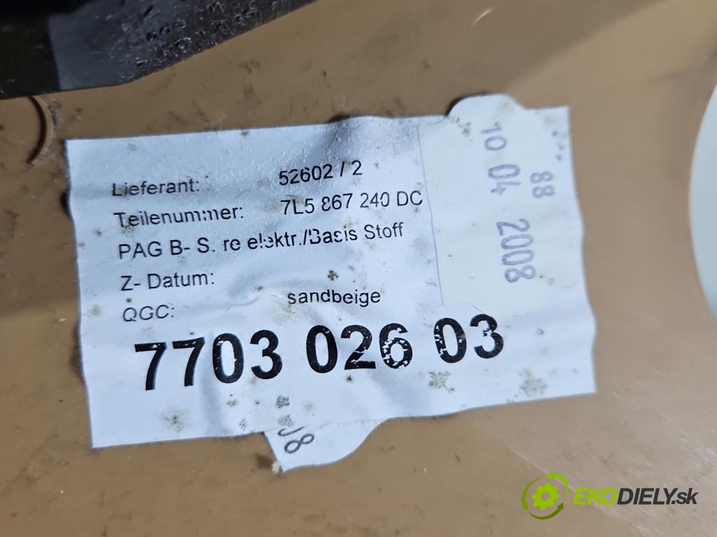 Porsche Cayenne I 2002-2010 4.8 V8 automatic 283 kW 4806 cm3 5- kryt plastová 7L5867240