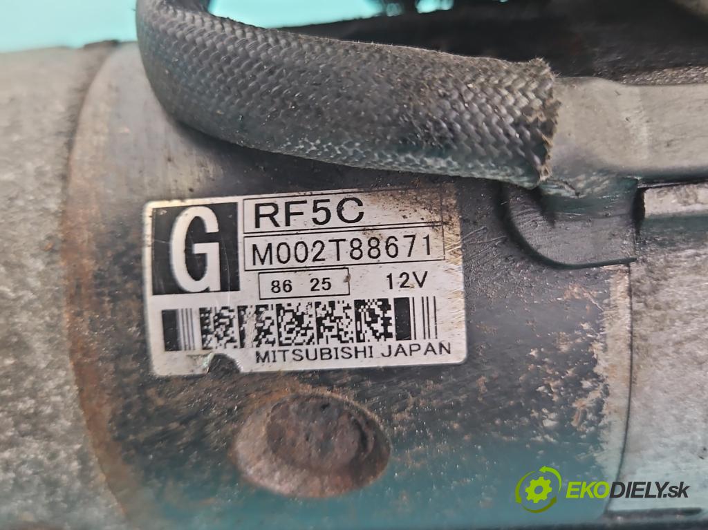 Mazda 6 II GH 2007-2012 2.0 citd 140 hp manual 103 kW 1998 cm3 5- startér: M002T88671 (Startér)
