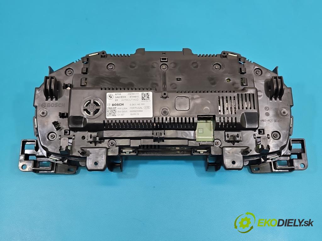 Bmw 5 G30 2017-2024 2.0 T 184hp automatic 135 kW 1998 cm3 4- prístrojovka/ budíky 0263745191 (Prístrojová doska)