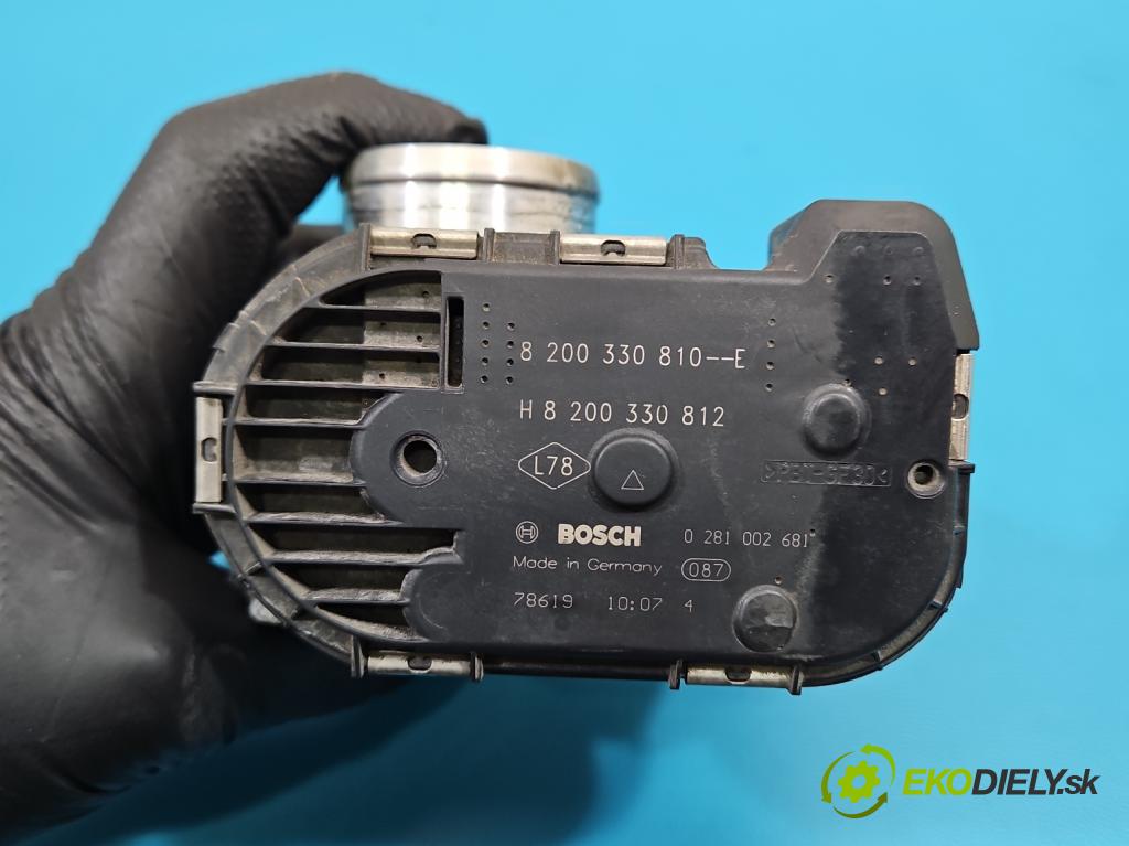 Renault Scenic II 2003-2009 2.0 dci M9R 150 HP manual 110 kW 1995 cm3 5- klapka 8200330810 (Škrtiaca klapka)