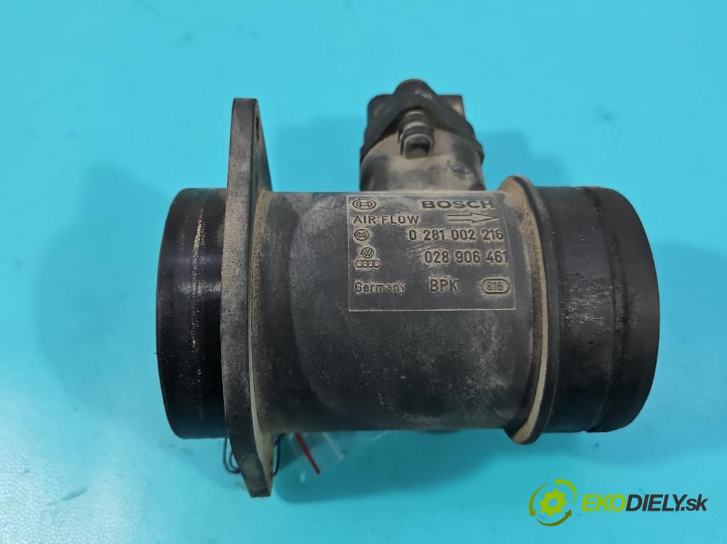 Audi A4 B5 1994-2001 1.9 tdi 90 HP manual 66 kW 1896 cm3 5- průtokoměr: 0281002216 (Váha vzduchu)
