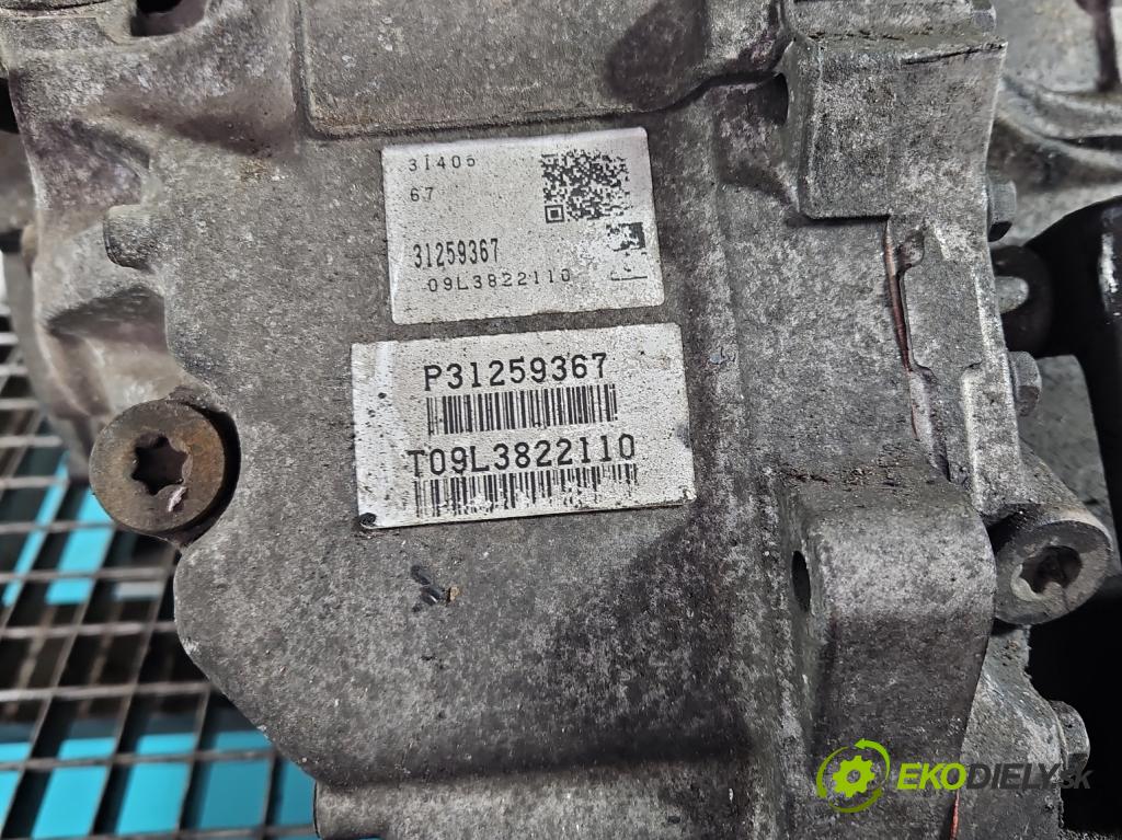 Volvo XC60 I 2008-2017 2.4d 163 HP automatic 120 kW 2400 cm3 5- prevodovka stupeň,rýchlosť automat 09L3822110