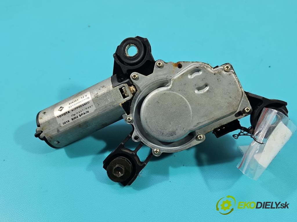 Toyota Corolla E11 1997-2002 1.4 16V 86 HP manual 63 kW 1332 cm3 5- motor stieračov zadné 851300W010B