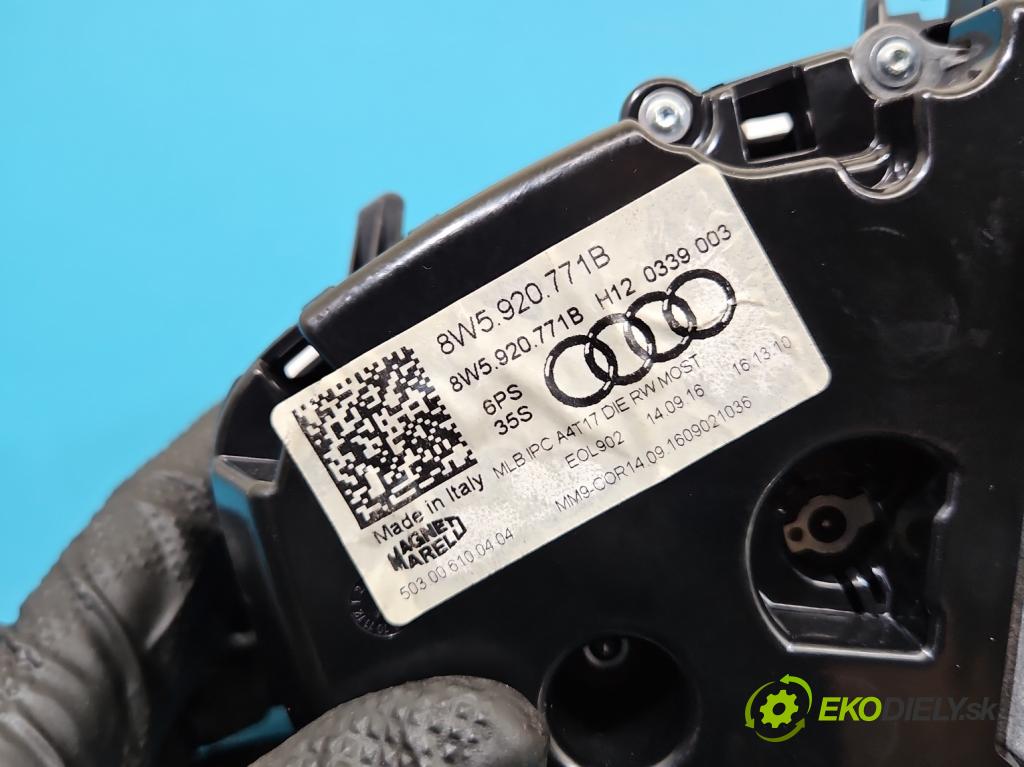 Audi A4 B9 2015-2024 2.0 tdi 190 HP automatic 140 kW 1968 cm3 5- prístrojovka/ budíky 8W5920771B (Prístrojová doska)