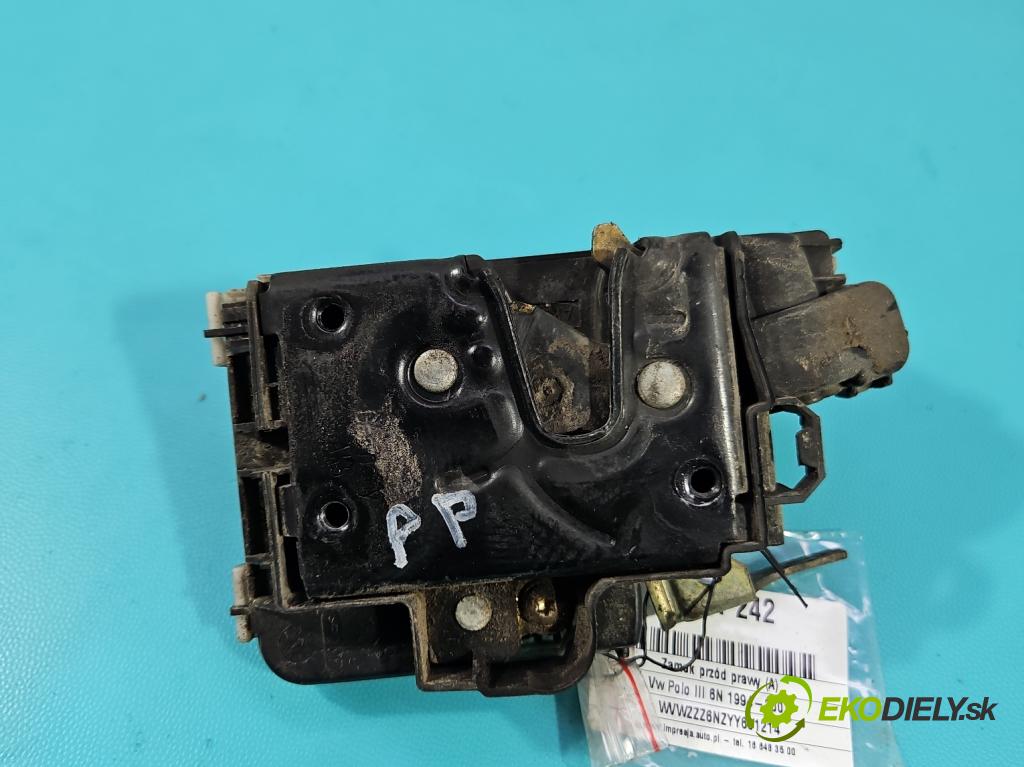 Vw Polo III 6N 1994-2001 1.4 tdi 75 hp manual 55 kW 1418 cm3 3- zámek přední pravý 6N1837016D