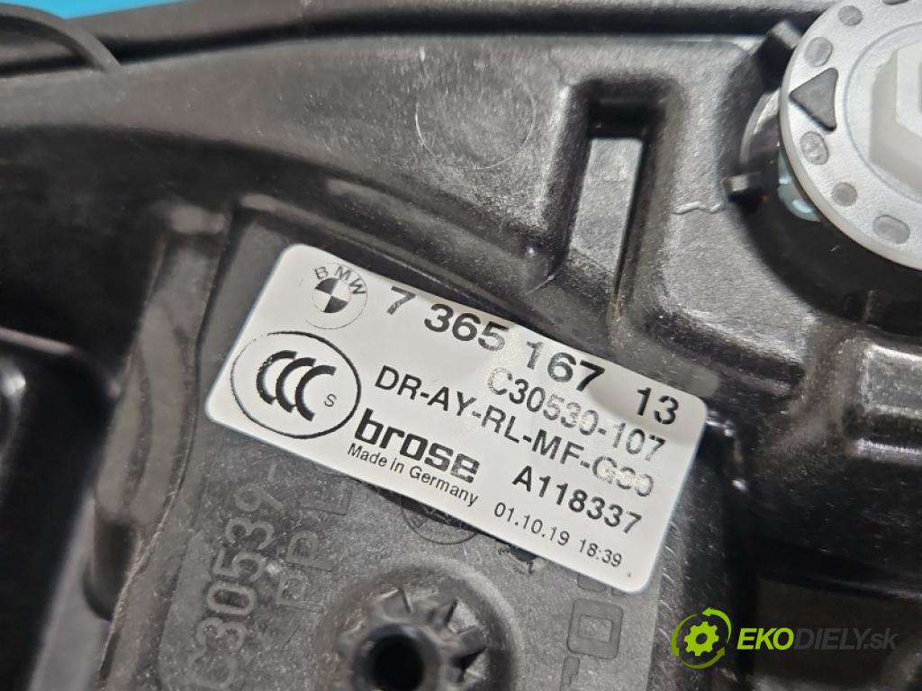 Bmw 5 G30 2017-2024 2.0 T 184 hp automatic 135 kW 1998 cm3 4- mechanismus stahování zadní levý 7365167