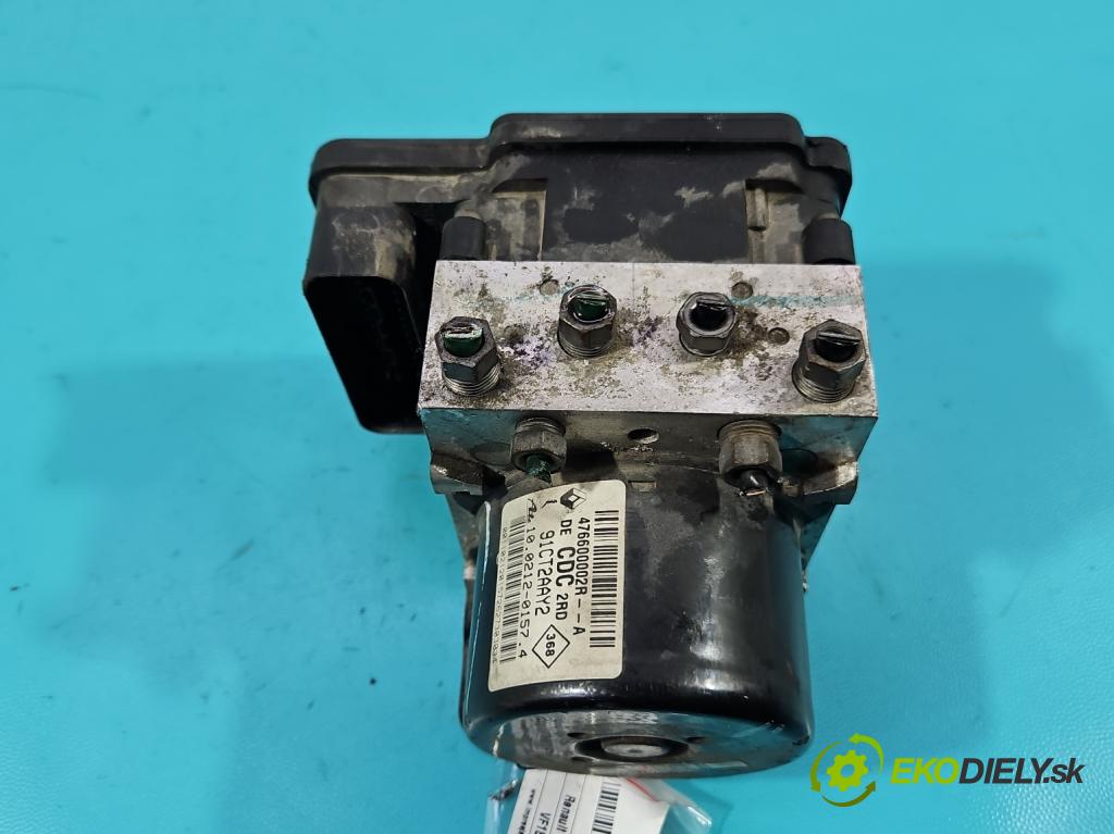 Renault Laguna III 2007-2015 1.5 dci 110 HP manual 81 kW 1461 cm3 5- čerpadlo abs 476600047R (Pumpa ABS)