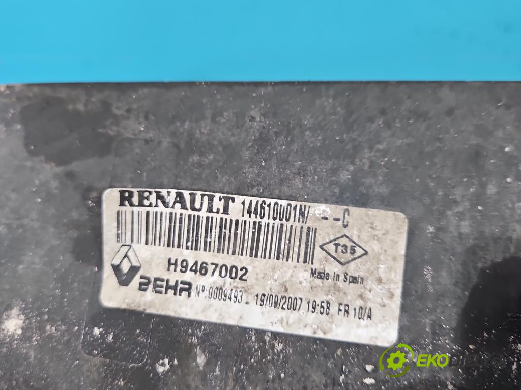 Renault Laguna III 2007-2015 1.5 dci 110 HP manual 81 kW 1461 cm3 5- Intercooler 144610001N (Intercooler (chladič nasávaného vzduchu))