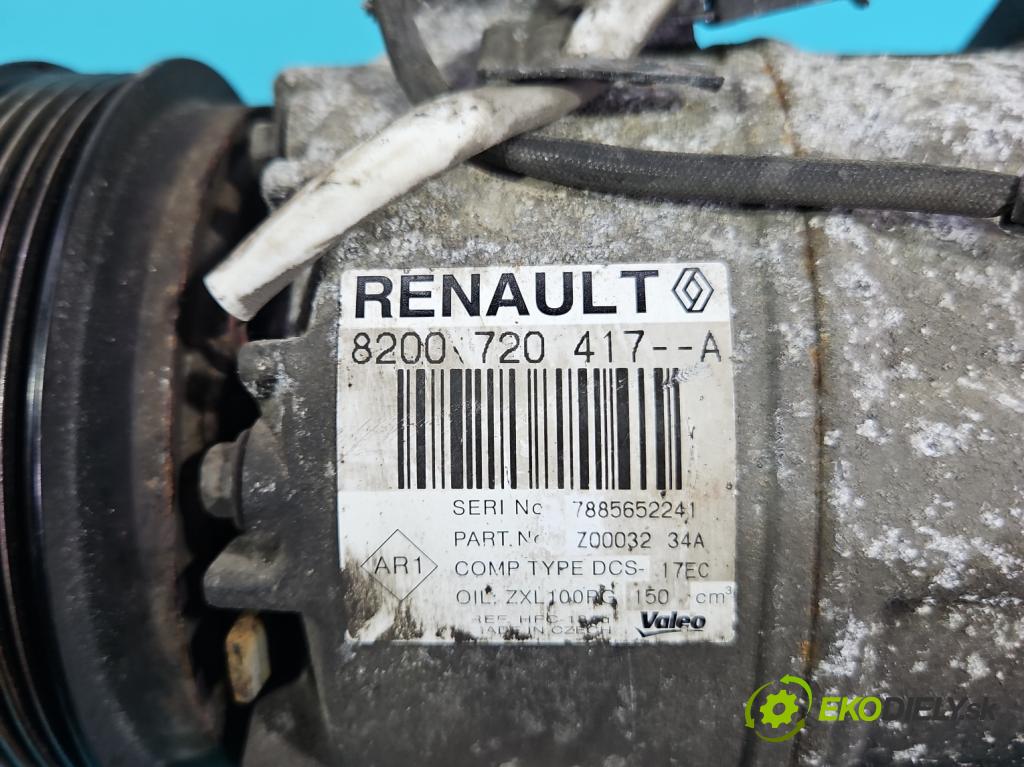 Renault Laguna III 2007-2015 1.5 dci 110 HP manual 81 kW 1461 cm3 5- Kompresor: klimatizácie 8200720417-A (Kompresor klimatizácie)