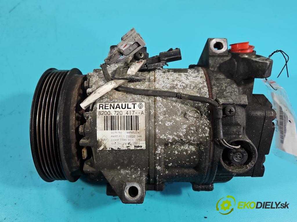 Renault Laguna III 2007-2015 1.5 dci 110 HP manual 81 kW 1461 cm3 5- Kompresor: klimatizácie 8200720417-A (Kompresor klimatizácie)