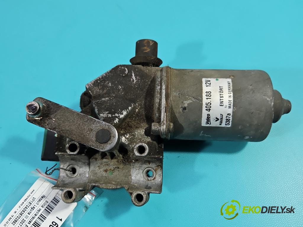 Renault Laguna III 2007-2015 1.5 dci 110 HP manual 81 kW 1461 cm3 5- motor stieračov predné 405188