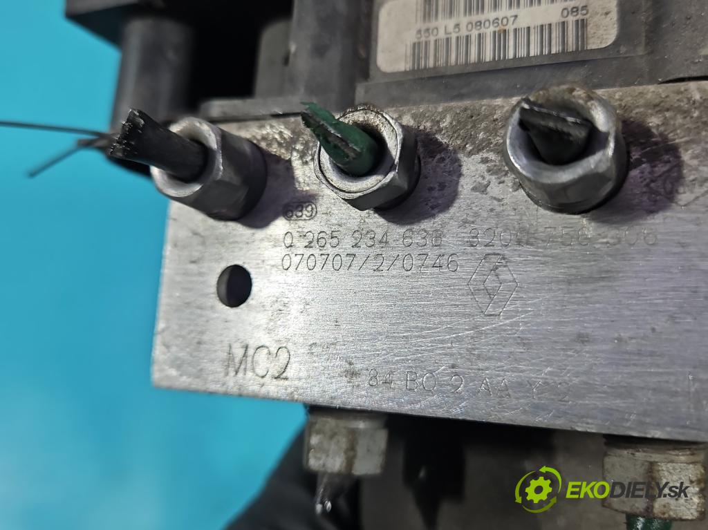 Renault Scenic II 2003-2009 2.0 dci M9R 150 HP manual 110 kW 1995 cm3 5- čerpadlo abs 0265234636 (Pumpa ABS)