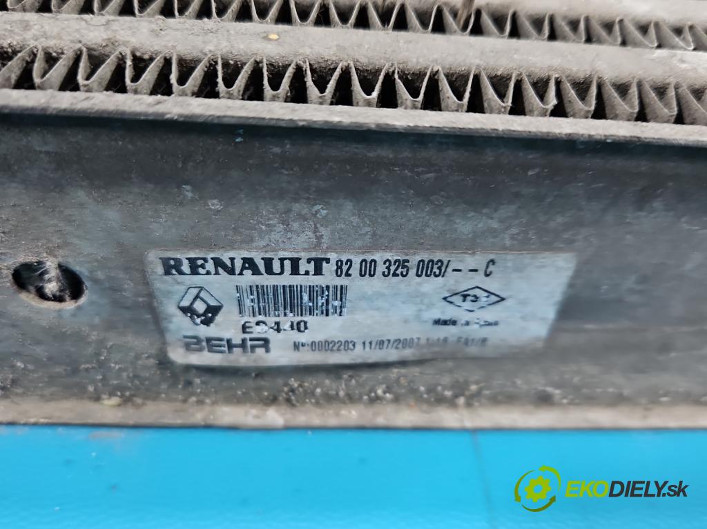 Renault Scenic II 2003-2009 2.0 dci M9R 150 HP manual 110 kW 1995 cm3 5- Intercooler 8200325003 (Intercooler (chladič nasávaného vzduchu))