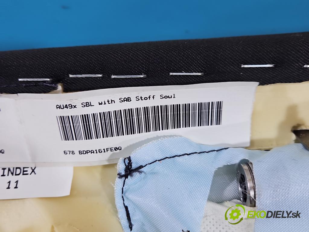 Audi A4 B9 2015-2024 2.0 tdi 190 HP automatic 140 kW 1968 cm3 5- airbag vzduch: ostatné 8W0885701E