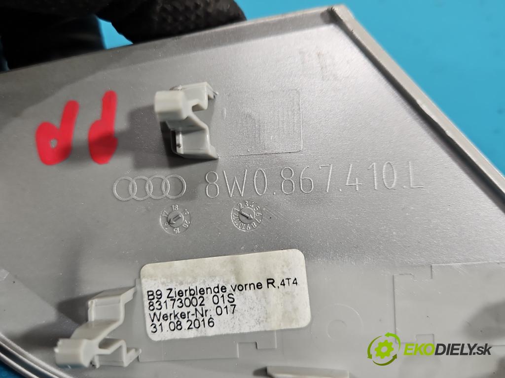 Audi A4 B9 2015-2024 2.0 tdi 190 HP automatic 140 kW 1968 cm3 5- lišta ozdobná vnitŕní: 82600002