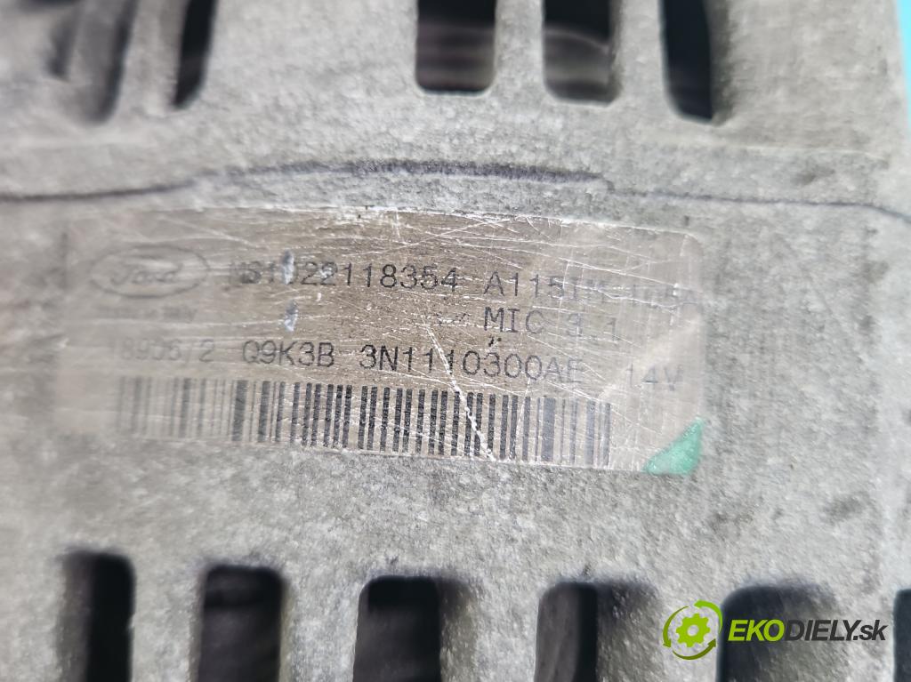 Ford Focus Mk2 2004-2011 1.6 16V 101 hp manual 74 kW 1596 cm3 5- Alternator 3N1110300AE (Alternátor)