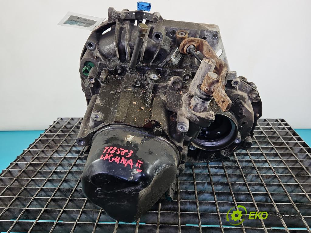 Renault Laguna II 2001-2007 1.8 16V 120 HP manual 88 kW 1783 cm3 5- prevodovka stupeň,rýchlosť manual JR5 008