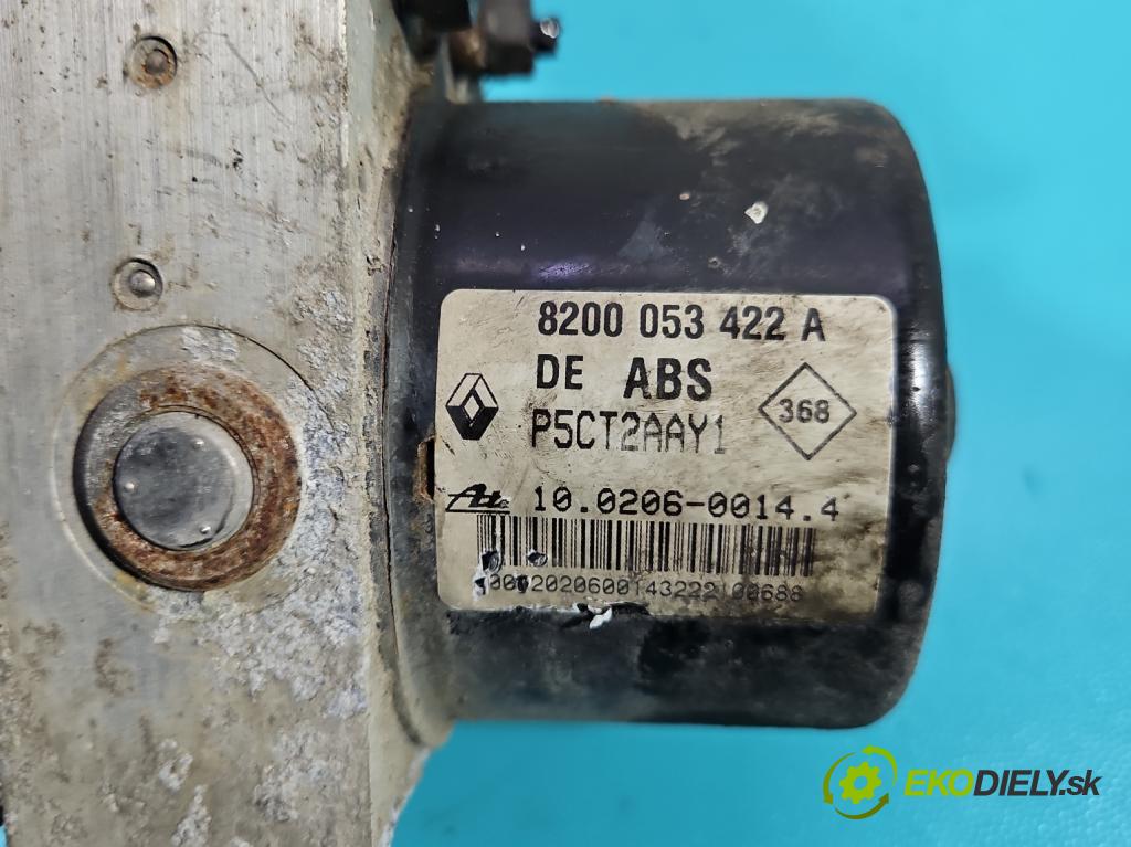 Renault Laguna II 2001-2007 1.8 16V 120 HP manual 88 kW 1783 cm3 5- čerpadlo abs 8200053422A (Pumpa ABS)