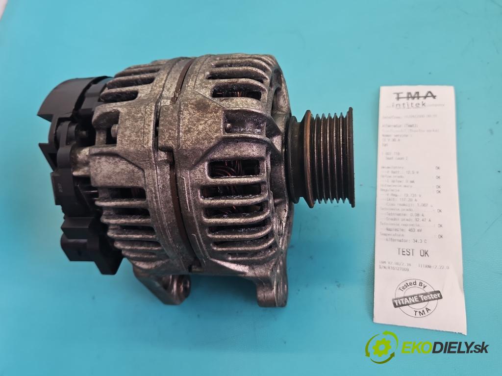 Seat Leon I 1999-2005 1.6 16V 105 HP manual 77 kW 1598 cm3 5- Alternator 028903028D (Alternátor)