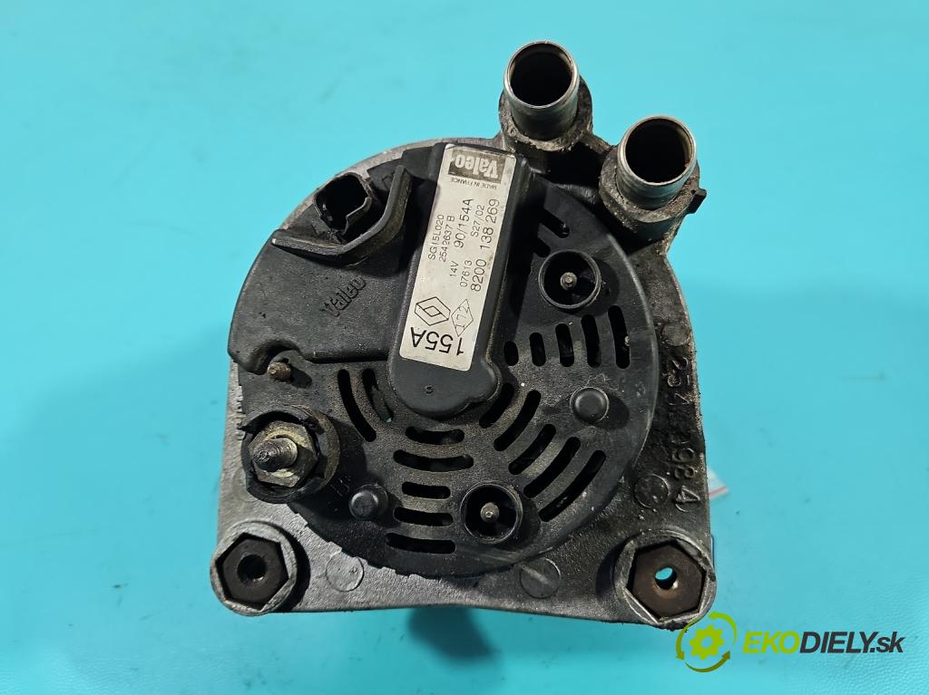 Renault Espace IV 2003-2014 2.2 dci 150 HP manual 110 kW 2188 cm3 5- Alternator 2542637B (Alternátor)