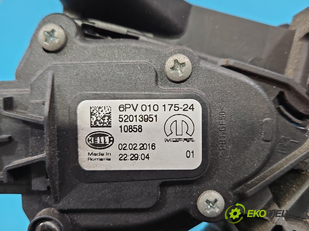 Fiat Doblo II 2010- 1.3 jtd 75 HP manual 55 kW 1248 cm3 5- pedal plyn potenciometr: 52013951