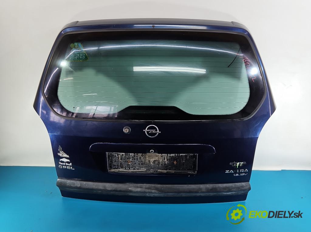 Opel Zafira A 1999-2005 1.8 16V 116 HP manual 85 kW 1796 cm3 5- zadna kufor  (Kapota zadná (kufor))