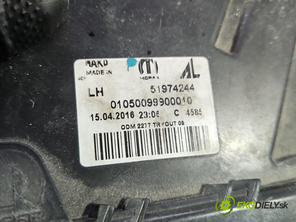 Fiat Doblo II 2010- 1.3 jtd 75 HP manual 55 kW 1248 cm3 5- Reflektor: ľavý (Kľučka dverí ostatné)