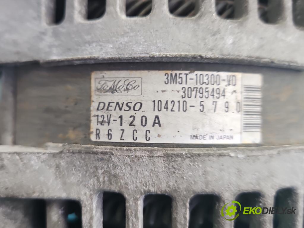 Ford C-Max I 2003-2010 1.8 16V 120 HP manual 88 kW 1798 cm3 5- Alternator 3M5T-10300-VD (Alternátor)