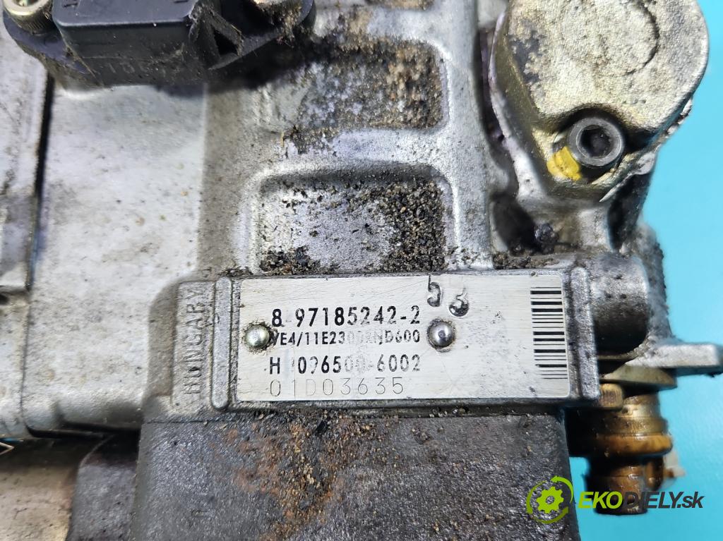Opel Corsa C 2000-2006 1.7 dti 75 hp manual 55 kW 1686 cm3 5- čerpadlo vstřikovací 8-97185242-2 (Vstřikovací čerpadlo)