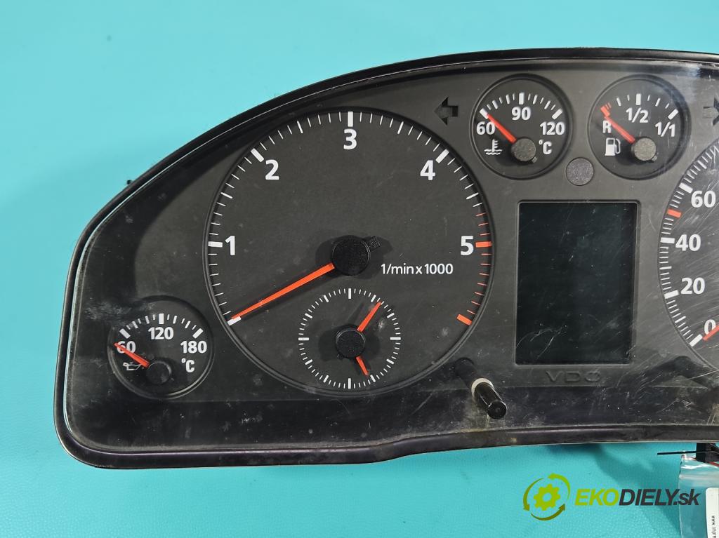 Audi A4 B5 1994-2001 1.9 tdi 110 HP manual 81 kW 1896 cm3 5- prístrojovka/ budíky 8D0919033N (Prístrojová doska)