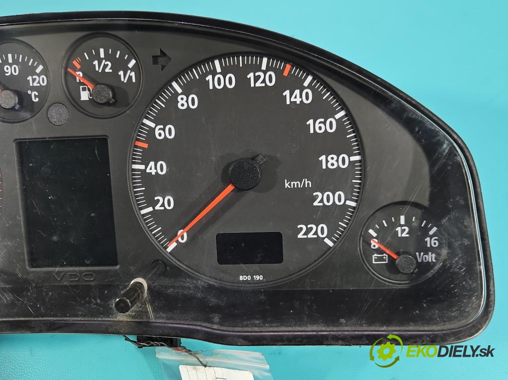 Audi A4 B5 1994-2001 1.9 tdi 110 HP manual 81 kW 1896 cm3 5- prístrojovka/ budíky 8D0919033N (Prístrojová doska)
