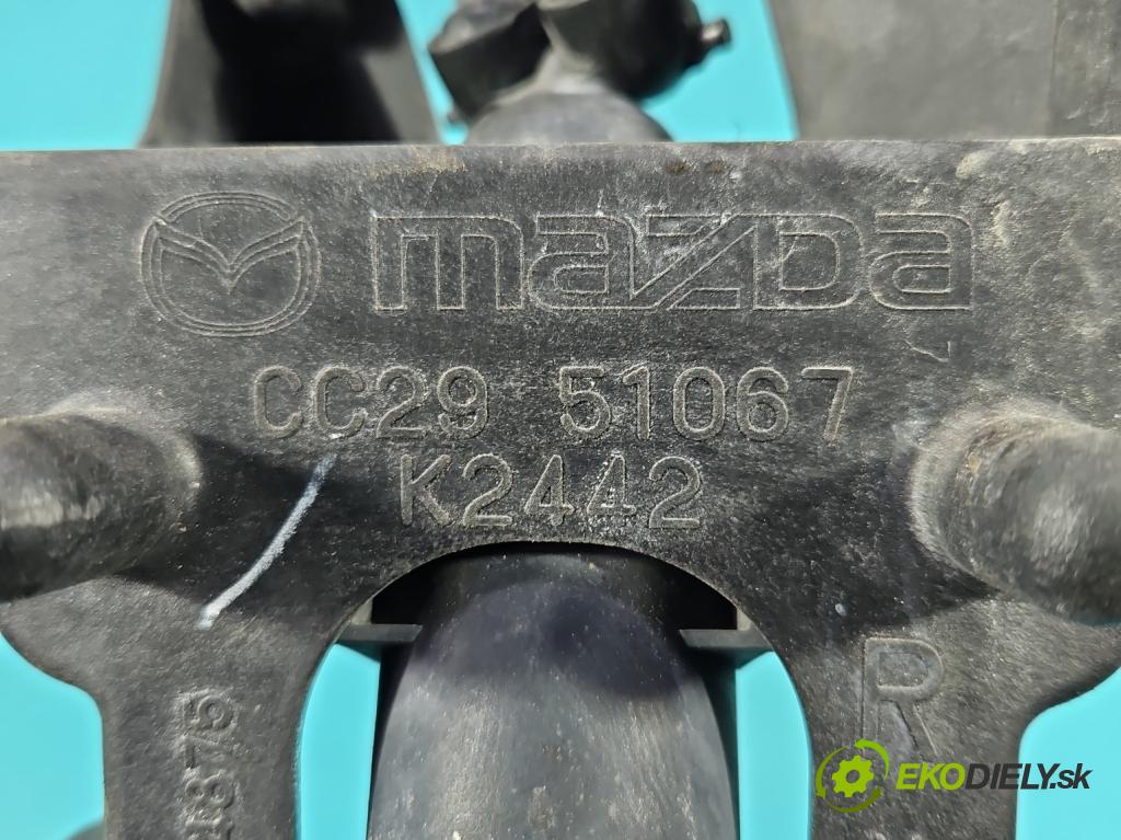 Mazda 5  2005-2010 2.0 16V 145 HP manual 107 kW 1999 cm3 5- ostrekovač reflektor: pravý CC2951067