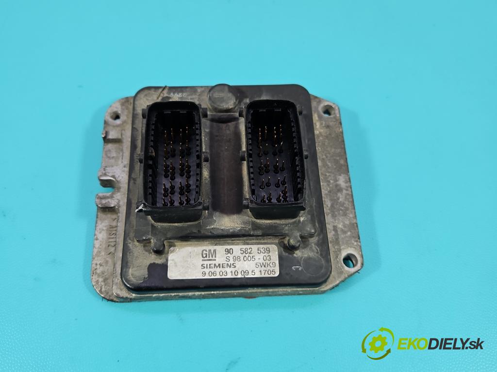 Opel Zafira A 1999-2005 1.8 16V 116 HP manual 85 kW 1796 cm3 5- riadiaca jednotka motora 90582539