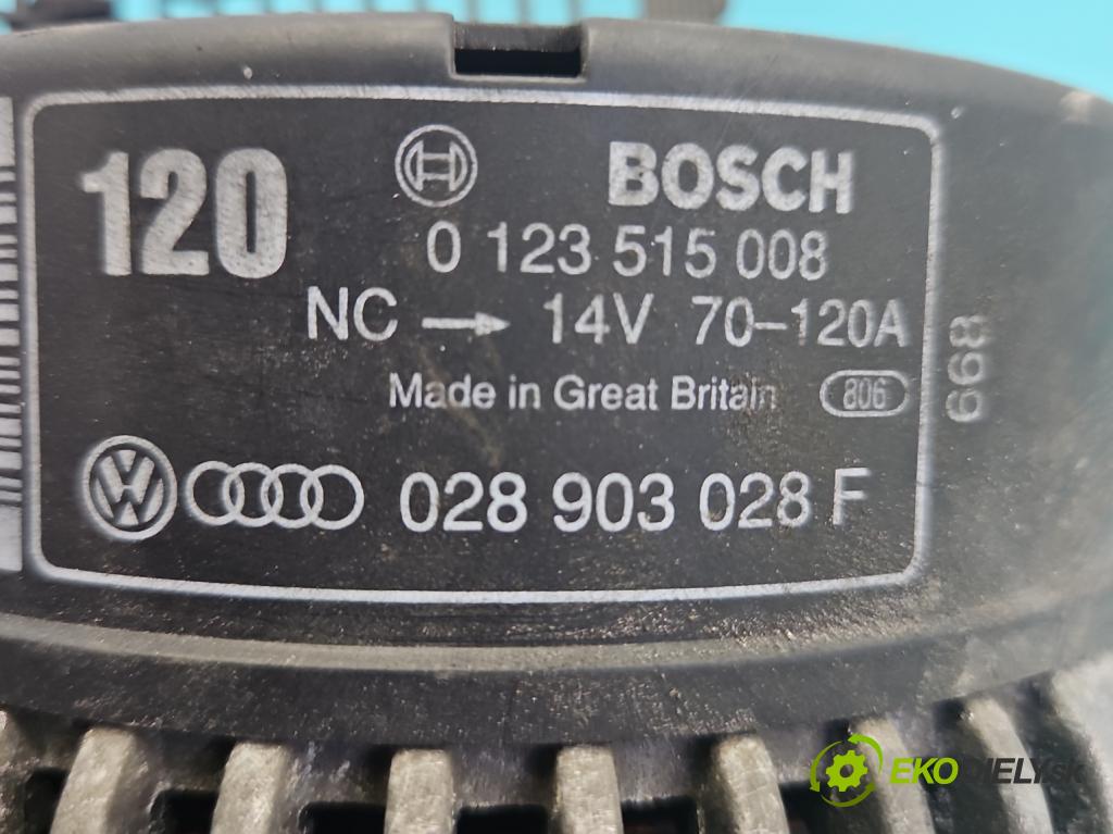 Audi A4 B5 1994-2001 1.9 tdi 110 HP manual 81 kW 1896 cm3 5- Alternator 028903028F (Alternátor)