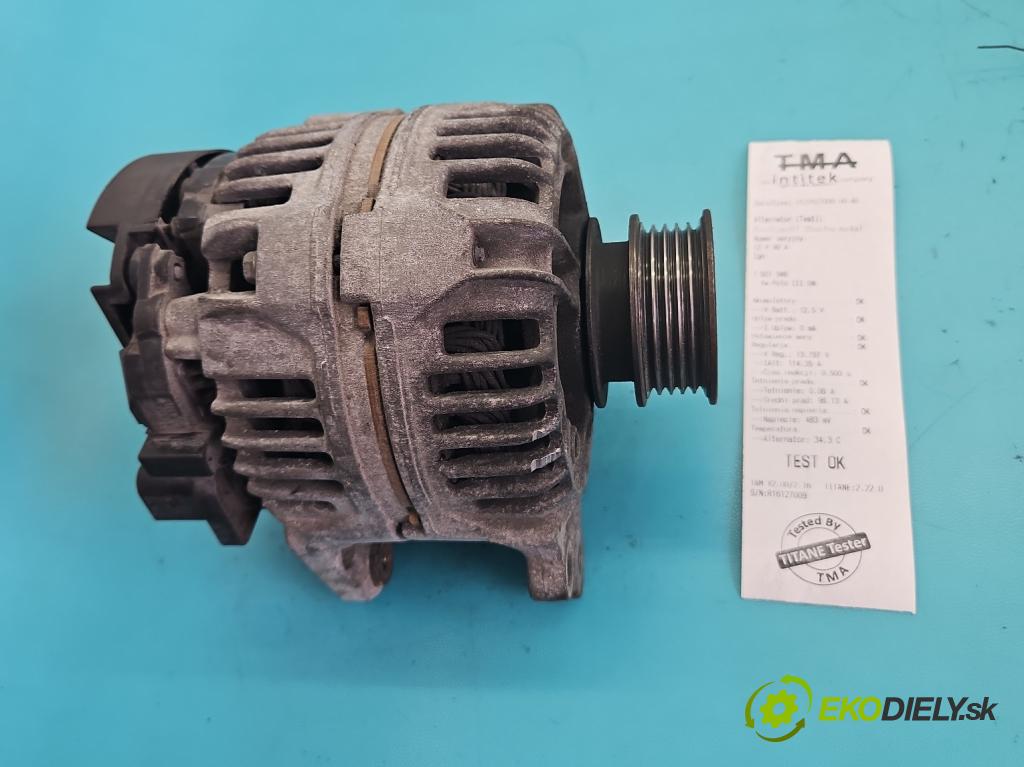 Vw Polo III 6N 1994-2001 1.7 sdi 60 hp manual 44 kW 1716 cm3 3- Alternator 038903025A (Alternátor)