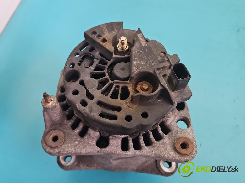 Vw Polo III 6N 1994-2001 1.7 sdi 60 hp manual 44 kW 1716 cm3 3- Alternator 038903025A (Alternátor)
