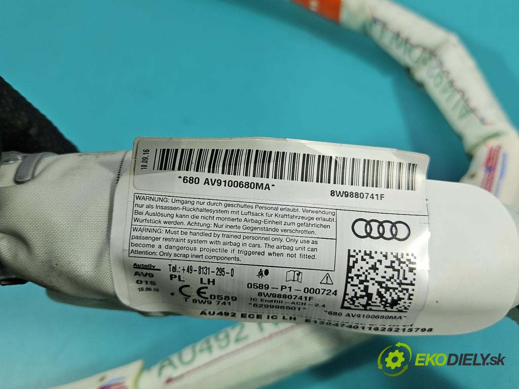 Audi A4 B9 2015-2024 2.0 tdi 190 HP automatic 140 kW 1968 cm3 5- clona ľavé 8W9880741F