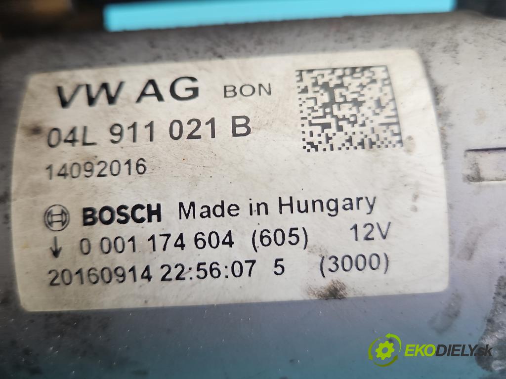 Audi A4 B9 2015-2024 2.0 tdi 190 hp automatic 140 kW 1968 cm3 5- startér: 04L911021B (Startér)