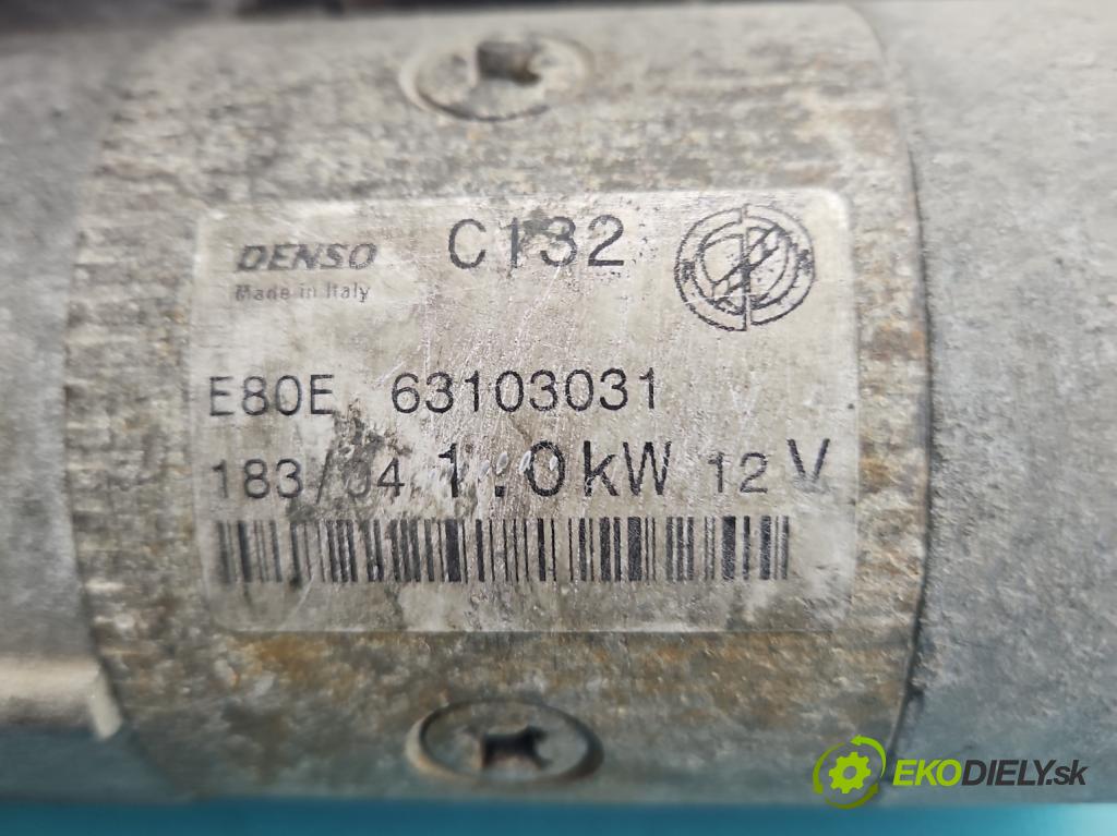 Fiat Punto II 1999-2010 1.4 16V 95 HP manual 70 kW 1368 cm3 3- štartér 63103031 (Štartér)