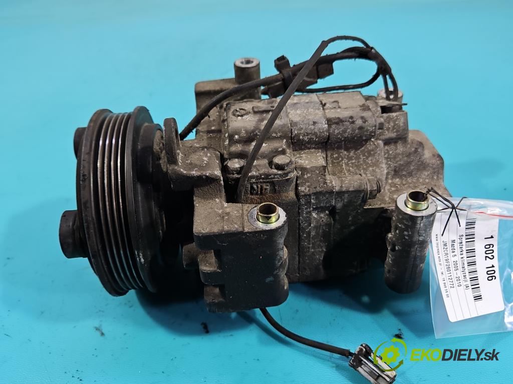 Mazda 5  2005-2010 2.0 16V 145 HP manual 107 kW 1999 cm3 5- Kompresor: klimatizácie H12A1AJ4EZ (Kompresor klimatizácie)