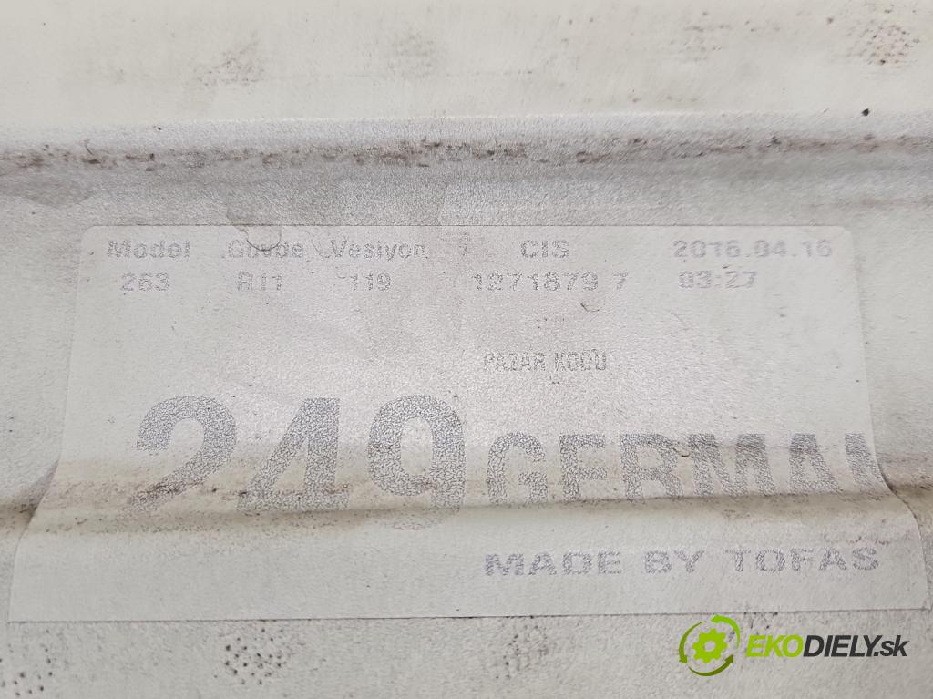 Fiat Doblo II 2010- 1.3 jtd 75 HP manual 55 kW 1248 cm3 5- výstuha nárazník predné